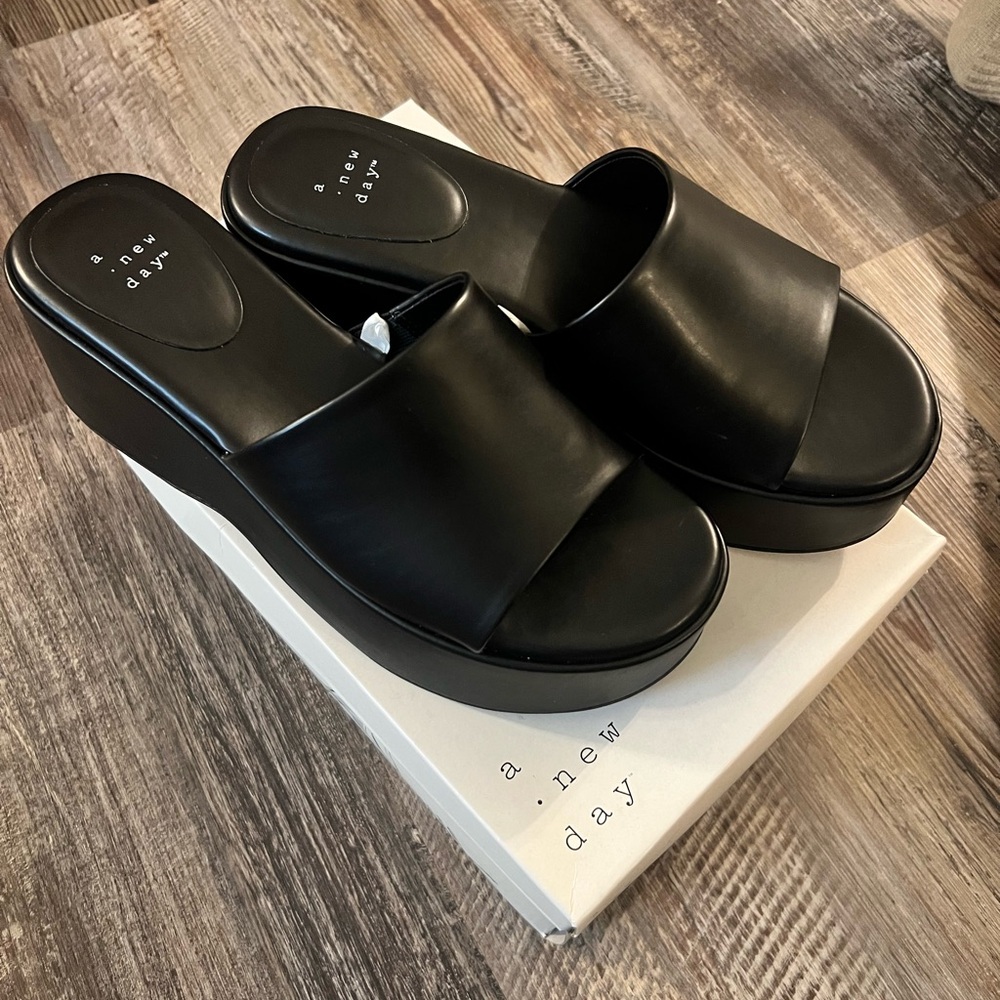A New Day Black Platform Shoes